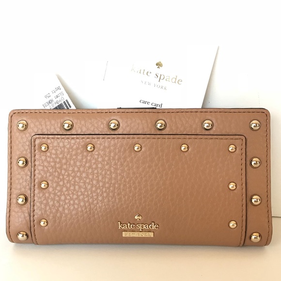kate spade stacy studded wallet - Picture 6 of 8